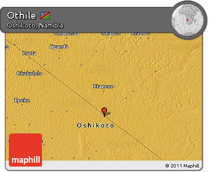 Physical 3D Map of Othile