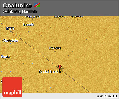 Physical 3D Map of Onalunike