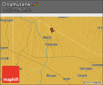 Physical 3D Map of Onamutene