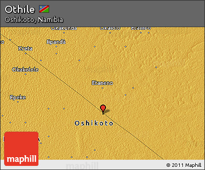 Physical 3D Map of Othile