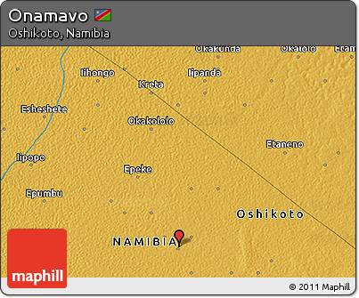 Physical 3D Map of Onamavo