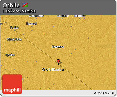 Physical 3D Map of Othile