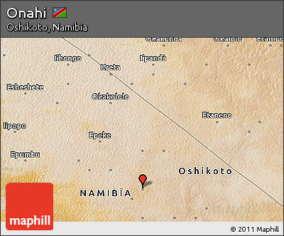 Satellite 3D Map of Onahi