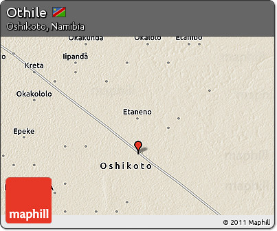 Shaded Relief 3D Map of Othile