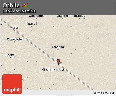Shaded Relief 3D Map of Othile