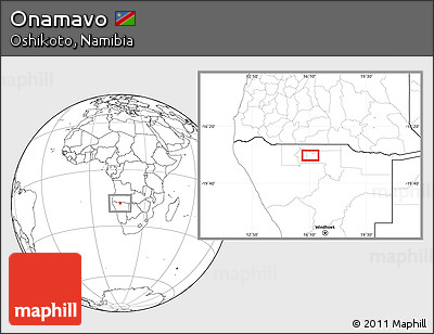 Blank Location Map of Onamavo