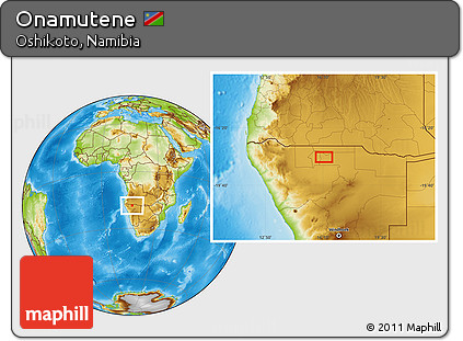 Physical Location Map of Onamutene