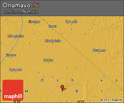 Physical Map of Onamavo