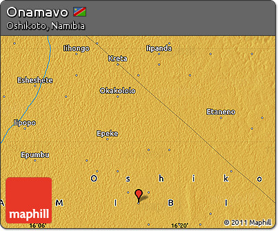 Physical Map of Onamavo
