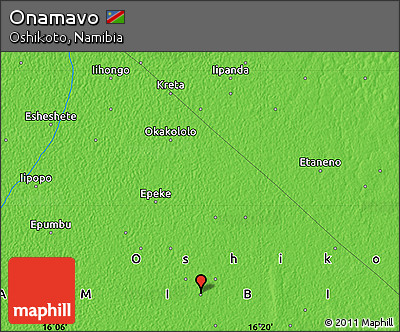 Political Map of Onamavo