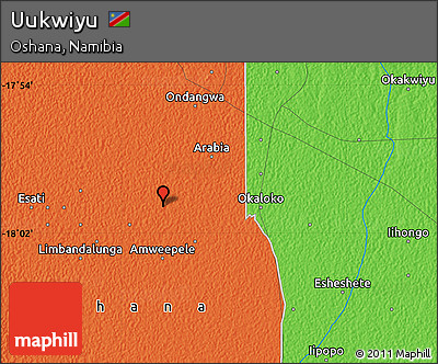 Political Map of Uukwiyu