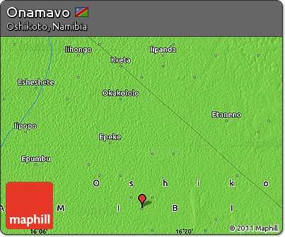 Political Map of Onamavo