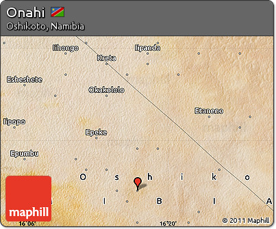 Satellite Map of Onahi