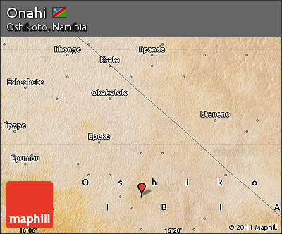 Satellite Map of Onahi