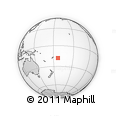 Outline Map of the Area around 18° 1' 4" S, 173° 19' 29" W, rectangular outline