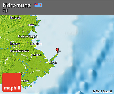 Physical 3D Map of Ndromuna