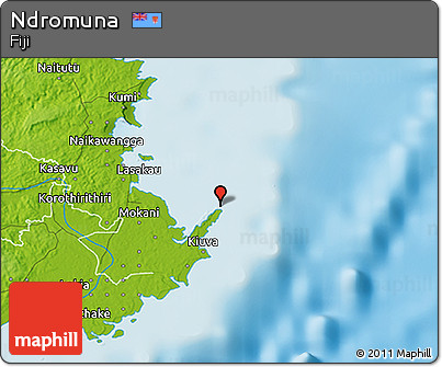 Physical 3D Map of Ndromuna