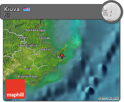 Satellite 3D Map of Kiuva