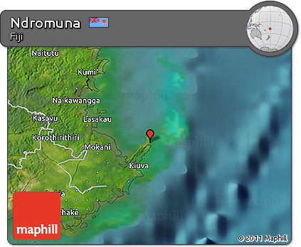 Satellite 3D Map of Ndromuna