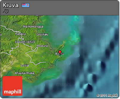 Satellite 3D Map of Kiuva