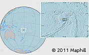 Gray Location Map of Veivatuloa, hill shading