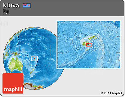 Physical Location Map of Kiuva