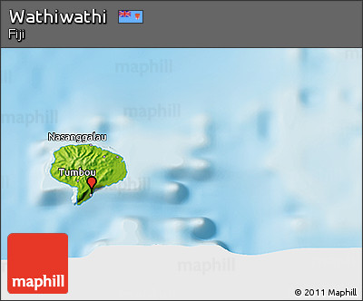 Physical 3D Map of Wathiwathi