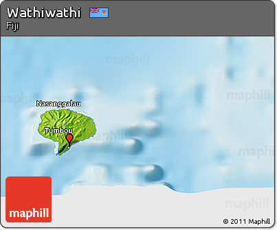 Physical 3D Map of Wathiwathi