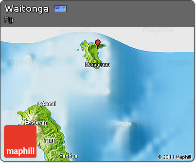 Physical 3D Map of Waitonga