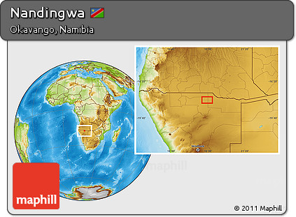 Physical Location Map of Nandingwa