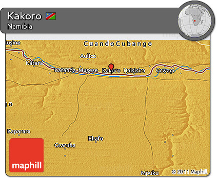 Physical 3D Map of Kakoro