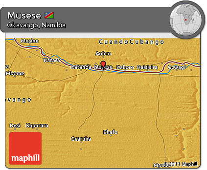 Physical 3D Map of Musese