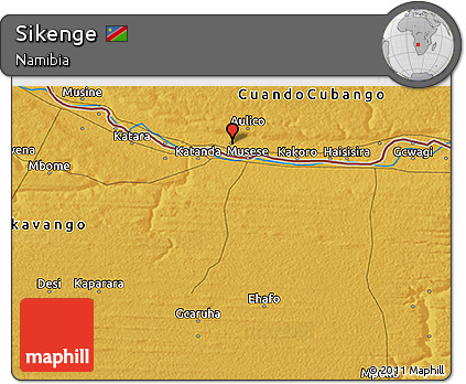 Physical 3D Map of Sikenge