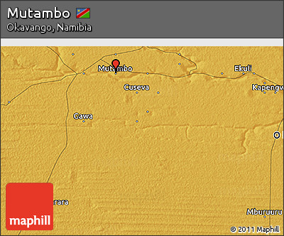 Physical 3D Map of Mutambo