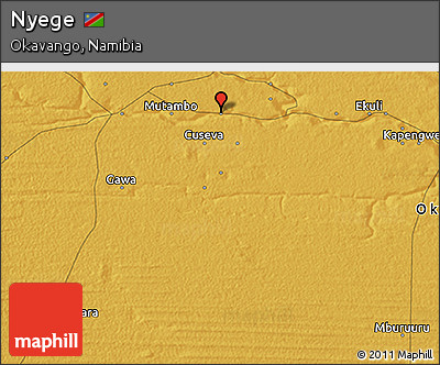 Physical 3D Map of Nyege