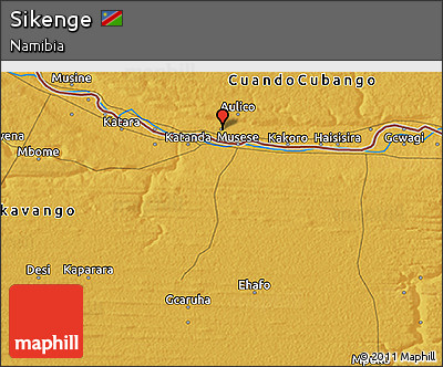 Physical 3D Map of Sikenge