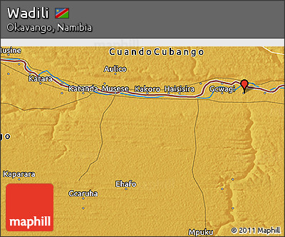 Physical 3D Map of Wadili
