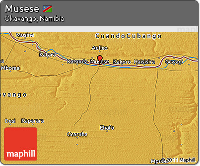 Physical 3D Map of Musese