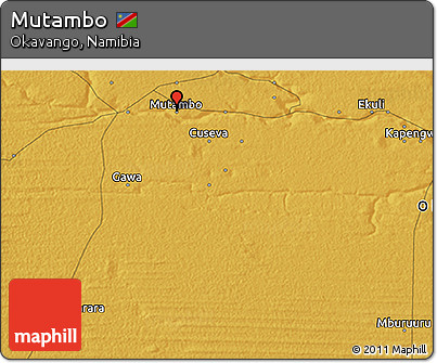Physical 3D Map of Mutambo