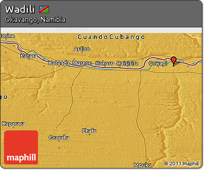 Physical 3D Map of Wadili