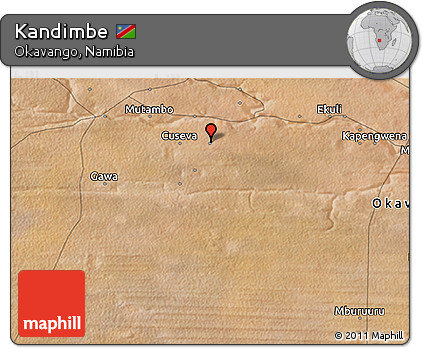 Satellite 3D Map of Kandimbe