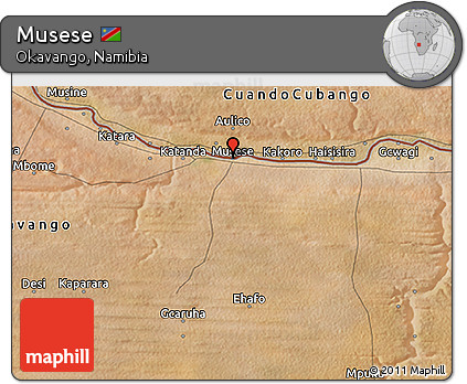 Satellite 3D Map of Musese