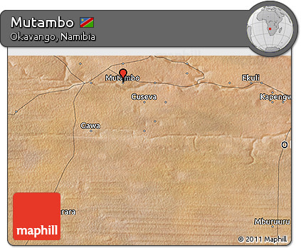 Satellite 3D Map of Mutambo