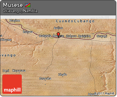 Satellite 3D Map of Musese