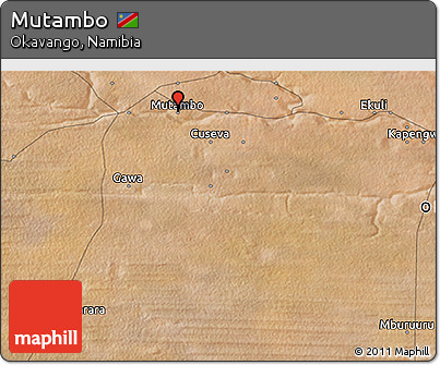 Satellite 3D Map of Mutambo