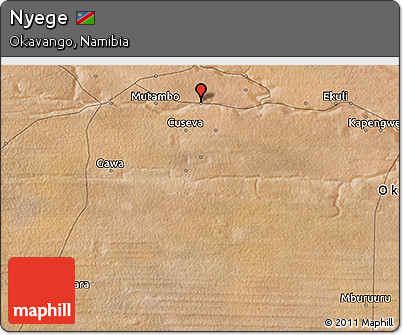 Satellite 3D Map of Nyege