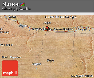 Satellite 3D Map of Musese