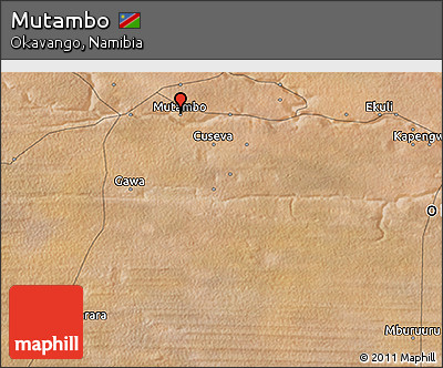 Satellite 3D Map of Mutambo