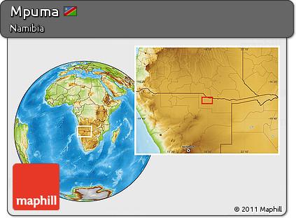 Physical Location Map of Mpuma