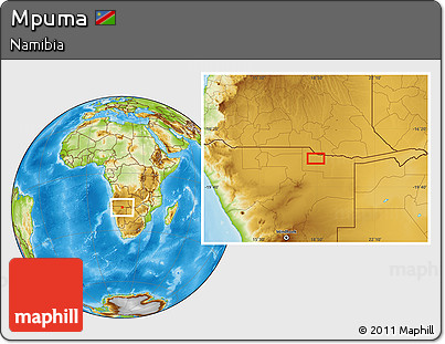 Physical Location Map of Mpuma